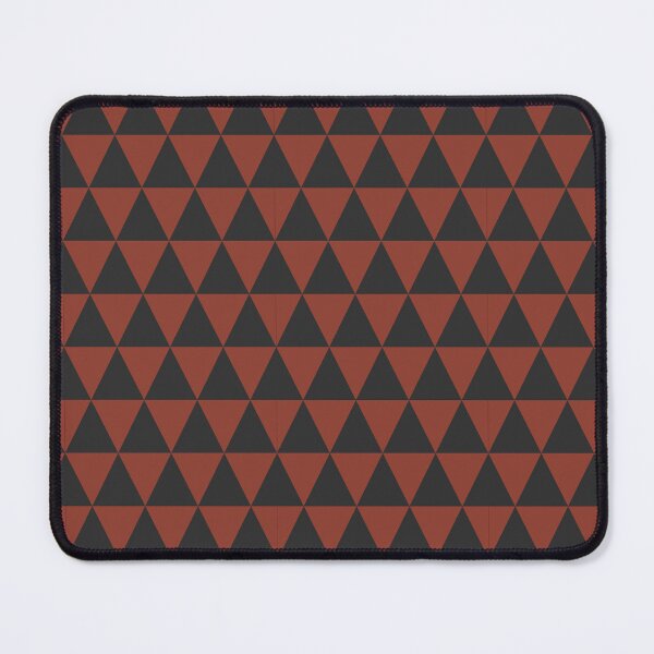 Item preview, Rust And Charcoal Triangle Grid Pattern designed and sold by pattern-archive.