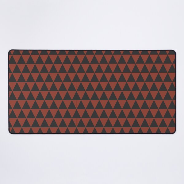 Item preview, Rust And Charcoal Triangle Grid Pattern designed and sold by pattern-archive.