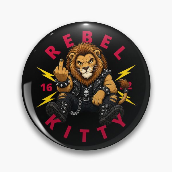 Item preview, Rebel Lion Middle Finger designed and sold by pUNKnown.