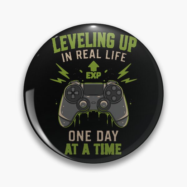 Item preview, Leveling Up In Real Life Gamer Controller Funny Gaming Vintage T-Shirt Design designed and sold by phsycartwork.