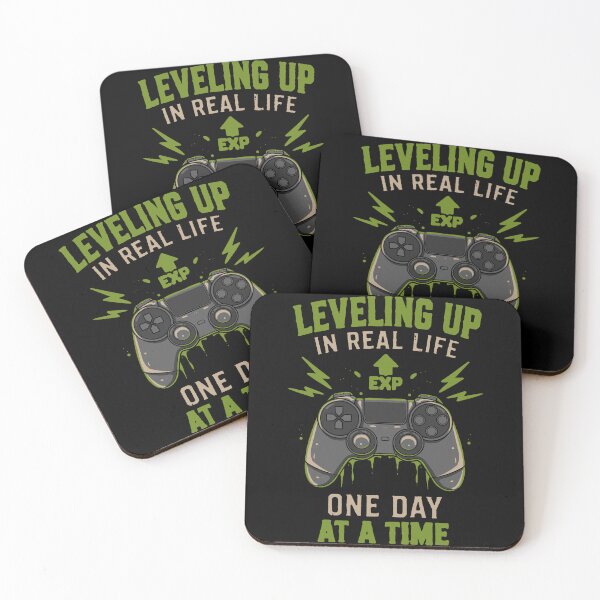 Item preview, Leveling Up In Real Life Gamer Controller Funny Gaming Vintage T-Shirt Design designed and sold by phsycartwork.