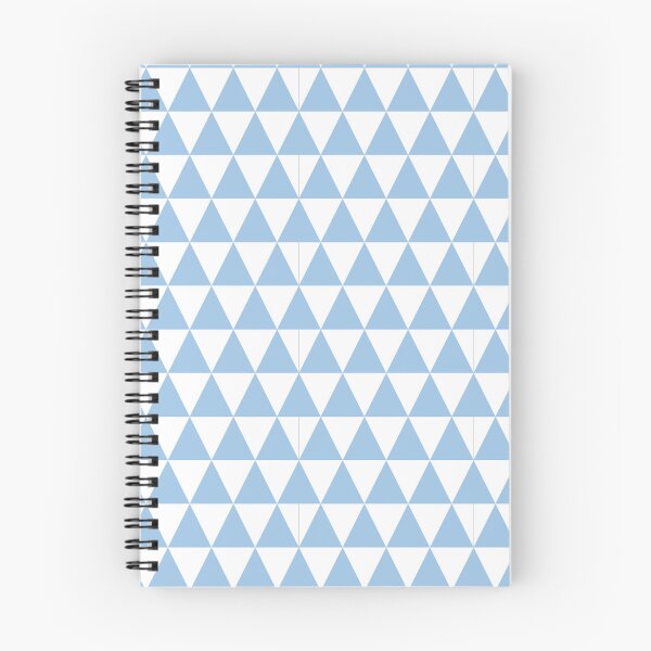 Item preview, White And Baby Blue Triangle Grid Pattern designed and sold by pattern-archive.
