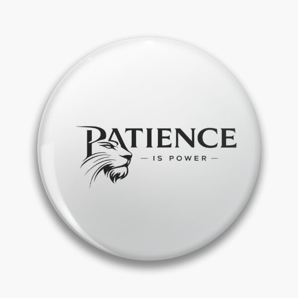 Item preview, Patience Is Power Elegant Lion Line Art designed and sold by Presshue.