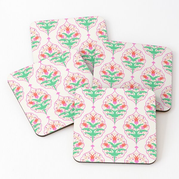 Item preview, Damask Floral Pattern Damask Tulip Ornament designed and sold by Zaya_art.