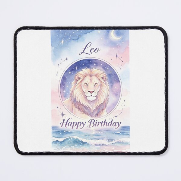 Item preview, Leo star sign happy birthday designed and sold by carlsmart1.