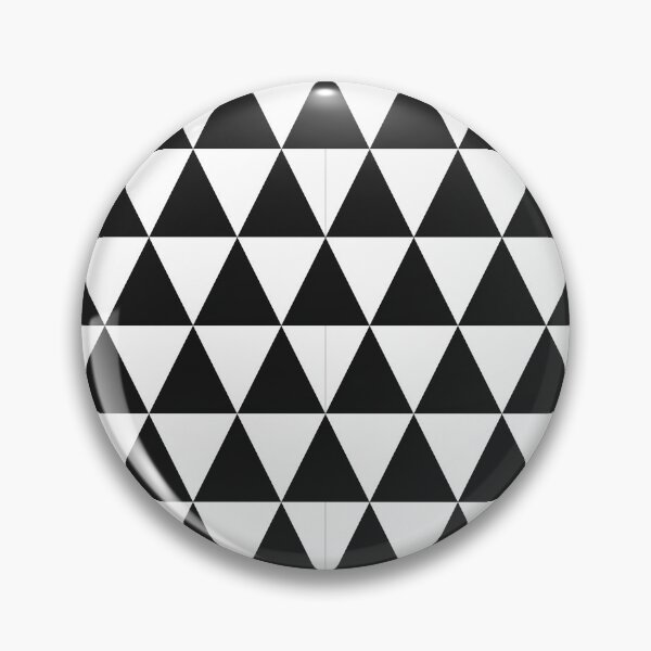 Item preview, White And Black Triangle Grid Pattern designed and sold by pattern-archive.
