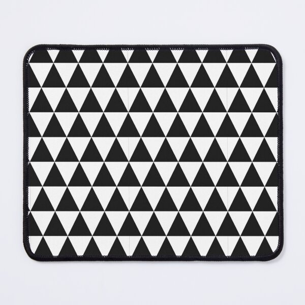 Item preview, White And Black Triangle Grid Pattern designed and sold by pattern-archive.