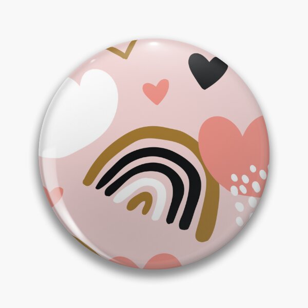 Item preview, Cute Pastel Rainbow Hearts Pattern designed and sold by PremVerse.