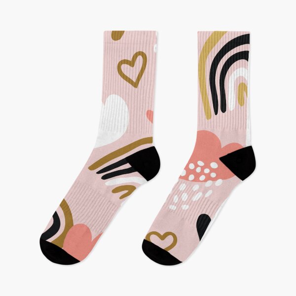 Item preview, Cute Pastel Rainbow Hearts Pattern designed and sold by PremVerse.