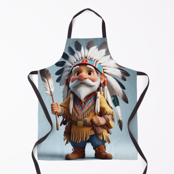Item preview, Old man playing an Indian designed and sold by Colin Bentham.