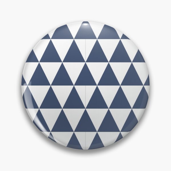 Item preview, White And Blue Triangle Grid Pattern designed and sold by pattern-archive.