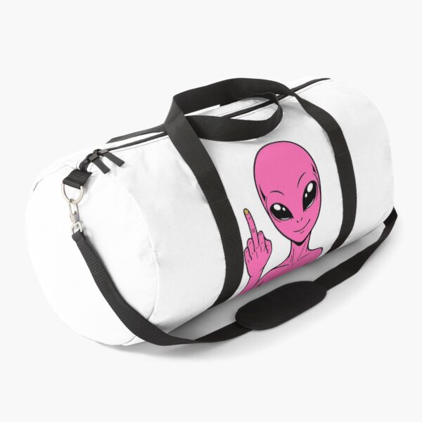 Item preview, ZORGO Alien Middle Finger – Funny Space Alien Attitude Sticker designed and sold by The-Visitors.