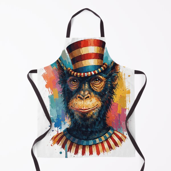 Item preview, Circus Monkey Painting Smile designed and sold by Richardhoris.