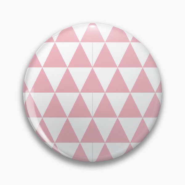 Item preview, White And Blush Triangle Grid Pattern designed and sold by pattern-archive.