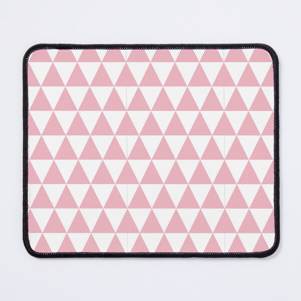 Item preview, White And Blush Triangle Grid Pattern designed and sold by pattern-archive.