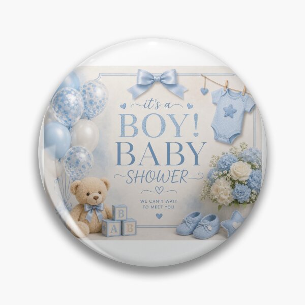 Artikelvorschau, Es ist eine Babyparty für einen Jungen. entworfen und verkauft von carlsmart1.