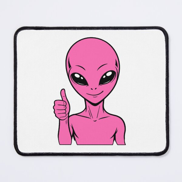 Item preview, ZORGO Alien Thumbs Up – Funny Space Alien Approval Sticker designed and sold by The-Visitors.