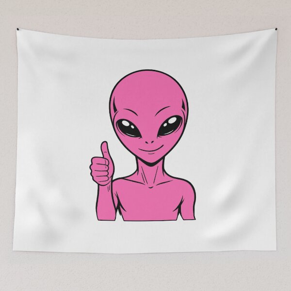 Item preview, ZORGO Alien Thumbs Up – Funny Space Alien Approval Sticker designed and sold by The-Visitors.