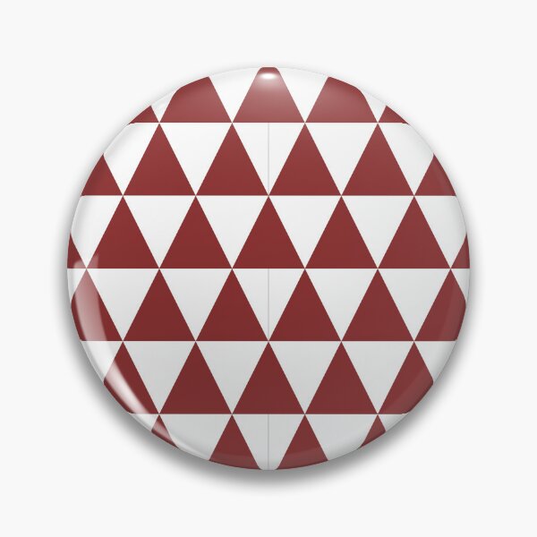 Item preview, White And Brick Red Triangle Grid Pattern designed and sold by pattern-archive.