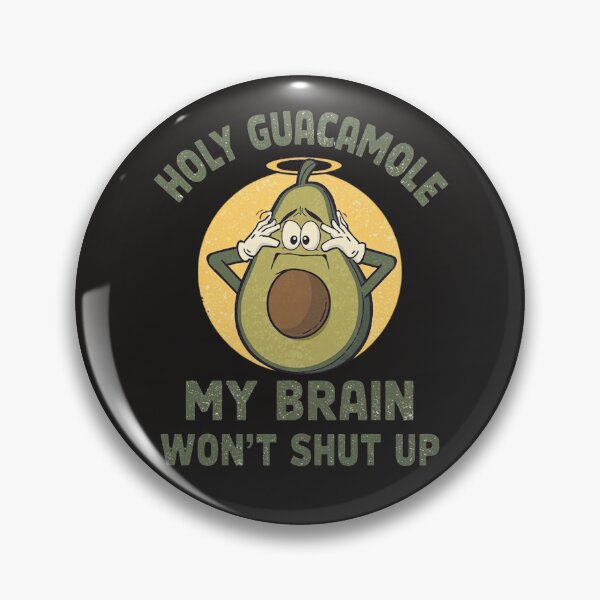 Item preview, Holy Guacamole Funny Avocado T-Shirt - Retro Cartoon Overthinking Tee, Cute Anxiety Mental Health Shirt, Vintage 1930s Animation Style Graphic Merch designed and sold by NikaRka.