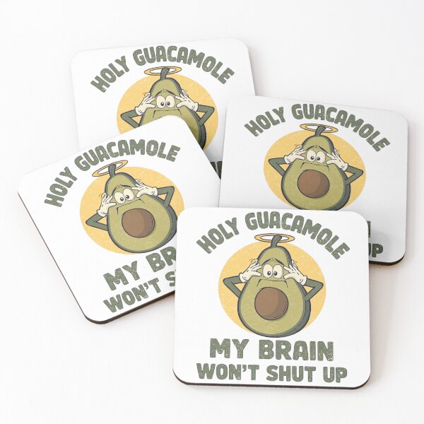 Item preview, Holy Guacamole Funny Avocado T-Shirt - Retro Cartoon Overthinking Tee, Cute Anxiety Mental Health Shirt, Vintage 1930s Animation Style Graphic Merch designed and sold by NikaRka.