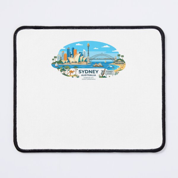 Item preview, Sydney Australia Harbour City Iconic Landmarks Travel Tourist designed and sold by Simsimah26Parks.