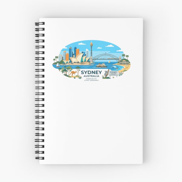 Item preview, Sydney Australia Harbour City Iconic Landmarks Travel Tourist designed and sold by Simsimah26Parks.