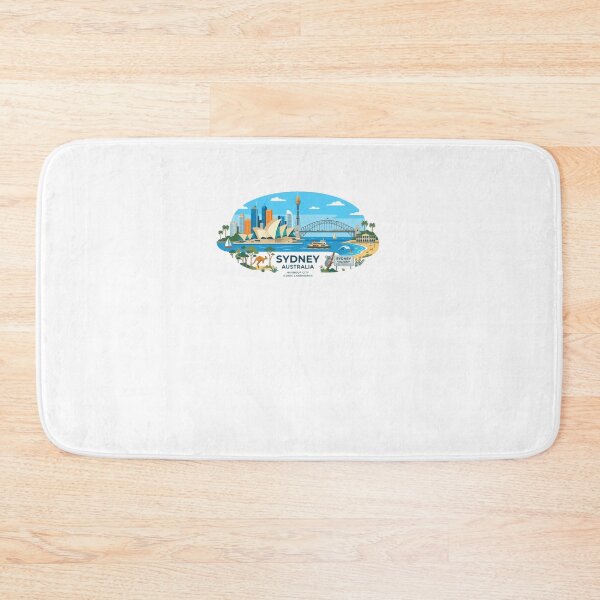 Item preview, Sydney Australia Harbour City Iconic Landmarks Travel Tourist designed and sold by Simsimah26Parks.
