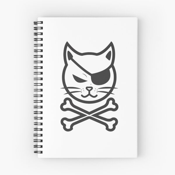 Item preview, Pirate Cat Skull Logo Minimalist Jolly Roger Sticker designed and sold by VectorForge.