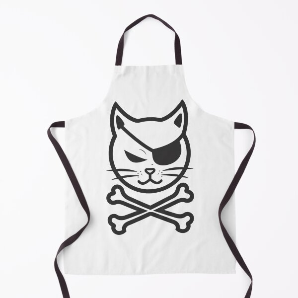 Item preview, Pirate Cat Skull Logo Minimalist Jolly Roger Sticker designed and sold by VectorForge.