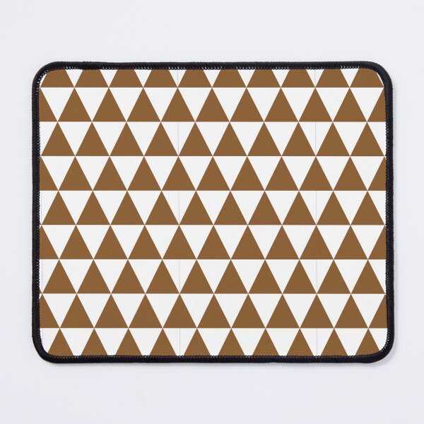Item preview, White And Bronze Triangle Grid Pattern designed and sold by pattern-archive.