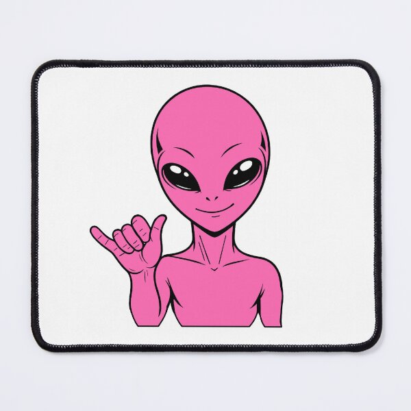 Item preview, ZORGO Alien Shaka Hand Sign – Funny Space Alien Hang Loose Sticker designed and sold by The-Visitors.
