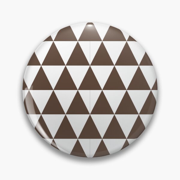 Item preview, White And Brown Triangle Grid Pattern designed and sold by pattern-archive.