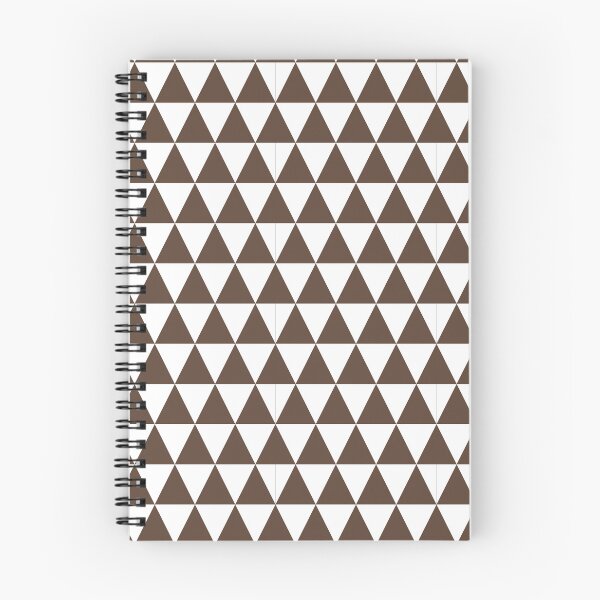 Item preview, White And Brown Triangle Grid Pattern designed and sold by pattern-archive.