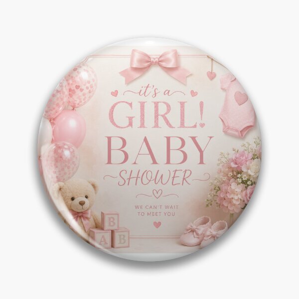 Item preview, It’s a girl baby shower designed and sold by carlsmart1.