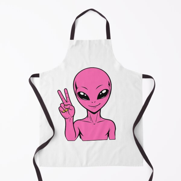 Item preview, ZORGO Alien Peace Sign – Funny Space Alien Peace Gesture Sticker designed and sold by The-Visitors.