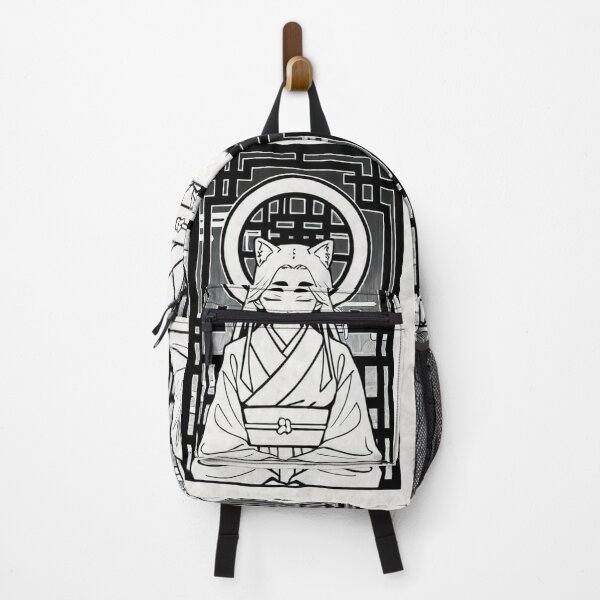 Item preview, Art - Stylized Cat Girl, Zen Meditation in Manga Style designed and sold by AnimeShin.