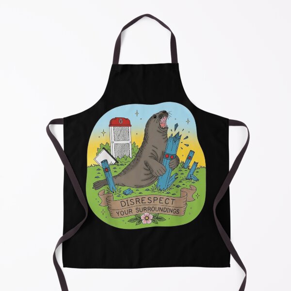 Item preview, Neil the Seal Disrespect Your Surroundings Funny Meme Sticker designed and sold by haitrieuic96.