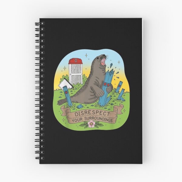 Item preview, Neil the Seal Disrespect Your Surroundings Funny Meme Sticker designed and sold by haitrieuic96.