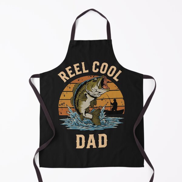 Item preview, Reel Cool Dad Bass Fishing Father's Day Vintage Retro Fisherman T-Shirt Design designed and sold by phsycartwork.