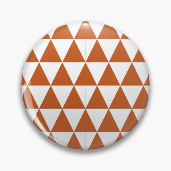 Item preview, White And Burnt Orange Triangle Grid Pattern designed and sold by pattern-archive.