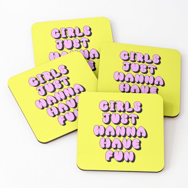 Item preview, Girls just wanna have fun (neon green tone) designed and sold by Paigaam.
