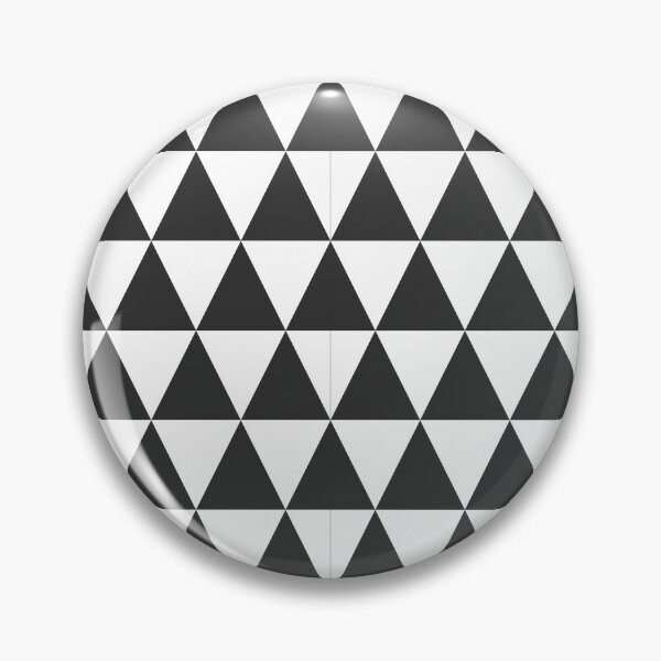 Item preview, White And Charcoal Triangle Grid Pattern designed and sold by pattern-archive.