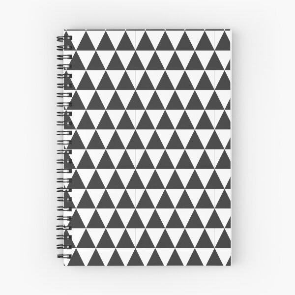 Item preview, White And Charcoal Triangle Grid Pattern designed and sold by pattern-archive.