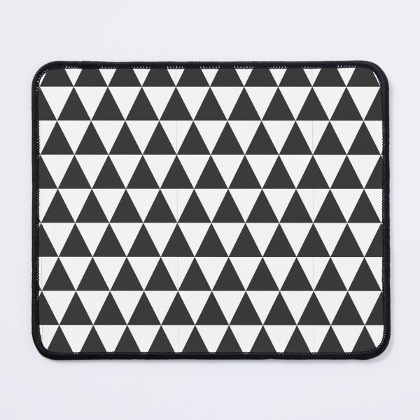 Item preview, White And Charcoal Triangle Grid Pattern designed and sold by pattern-archive.