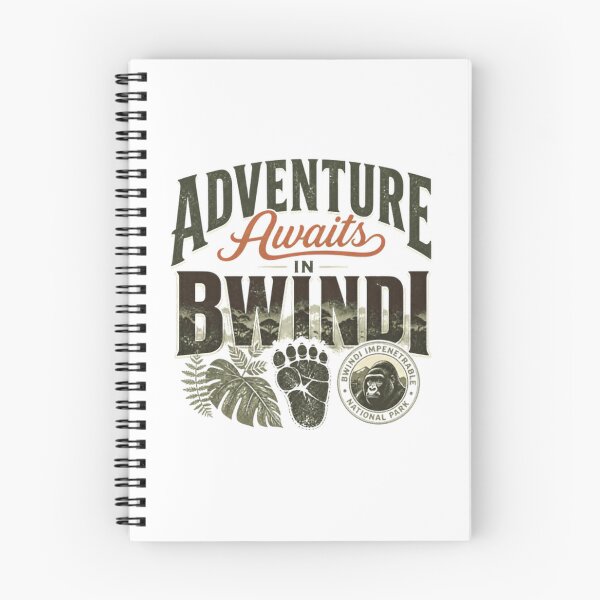Item preview, Adventure Awaits In Bwindi! Uganda Gorilla Trekking Wildlife Safari Traveler designed and sold by Simsimah26Parks.