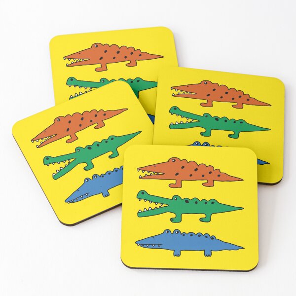 Item preview, Cute Doodle Crocodiles designed and sold by RetroChunky®.