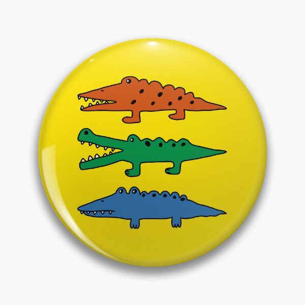 Item preview, Cute Doodle Crocodiles designed and sold by RetroChunky®.