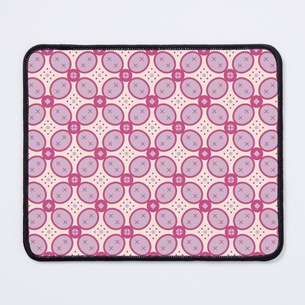 Item preview, Batik Kawung Pattern Geometric Purple Ornament. designed and sold by Zaya_art.