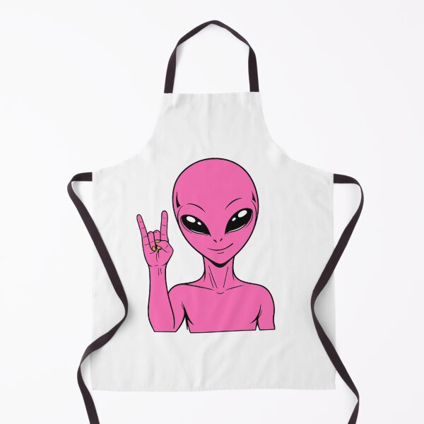 Item preview, ZORGO Alien Rock On Sign – Funny Space Alien Heavy Metal Gesture Sticker designed and sold by The-Visitors.